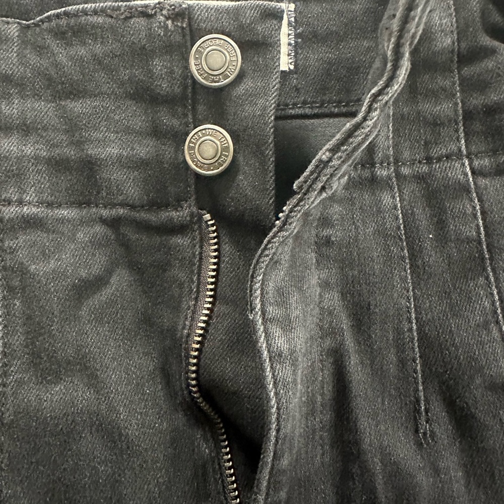 Free People Black Flare & Wide Leg Jeans - Picture 4 of 10